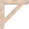 Ekena Millwork Traditional Craftsman Smooth Bracket w/ Offset Brace, Douglas Fir, 7 1/2"W x 40"D x 40"H BKT0806X40X40TRA04SDF - alternate 2